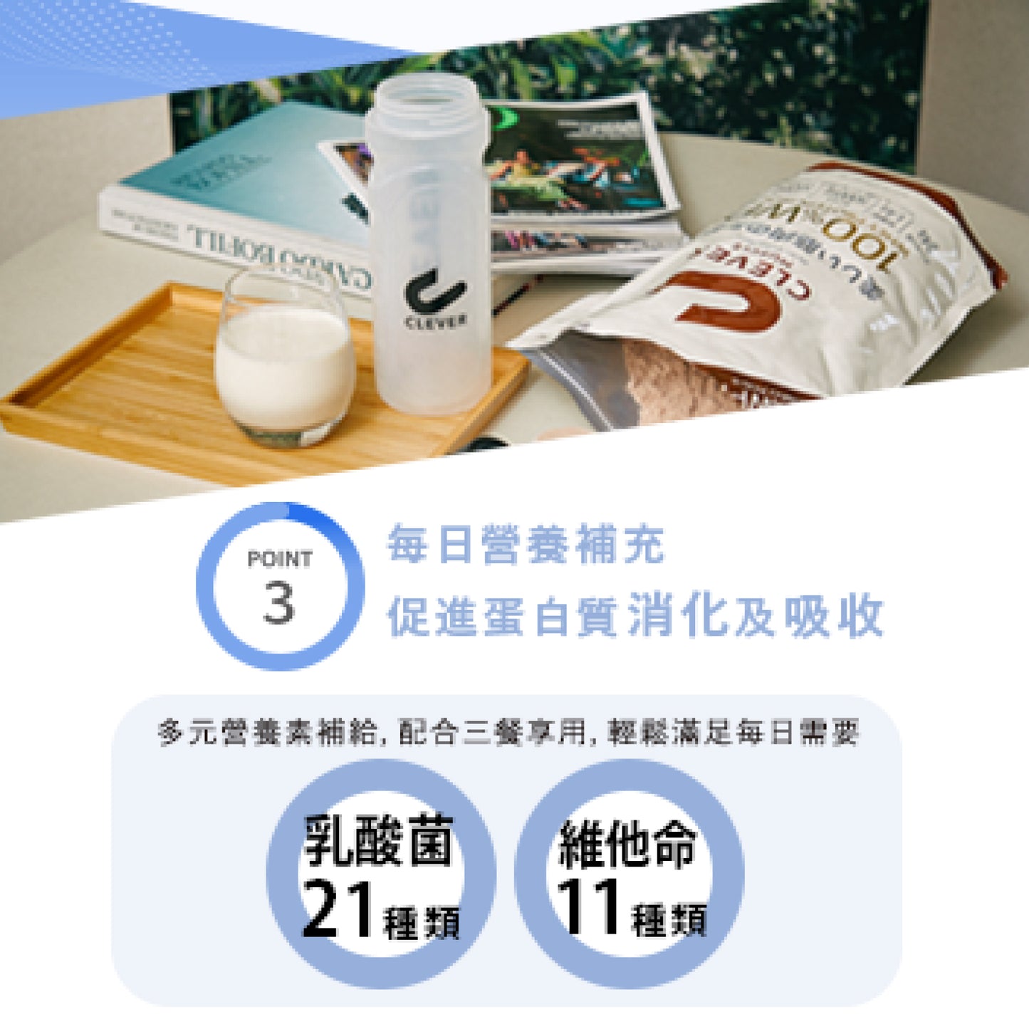 CLEVER 純・蛋白 (精選莓果味) 810克