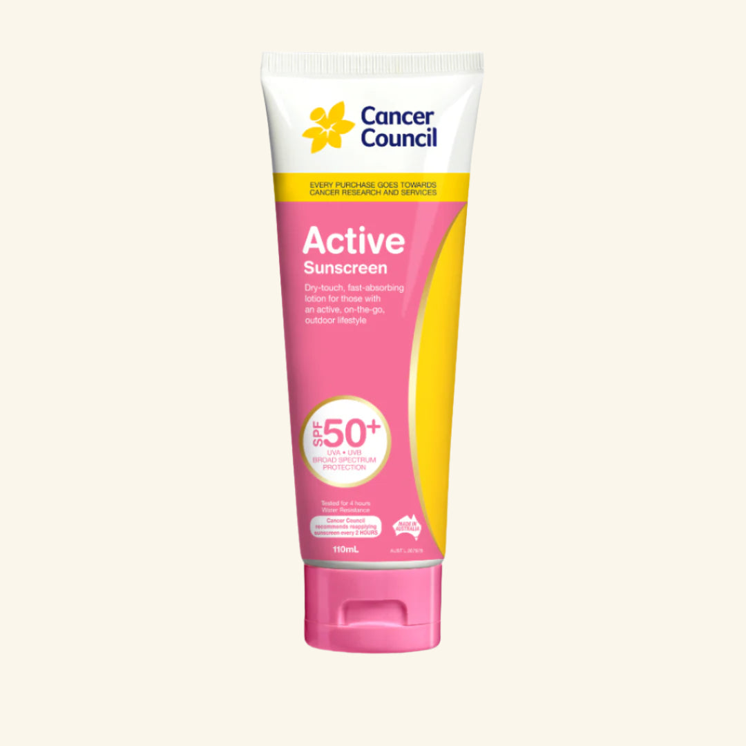 Cancer Council 活力型防曬霜SPF50+ 110mL [買滿$500即送1支]